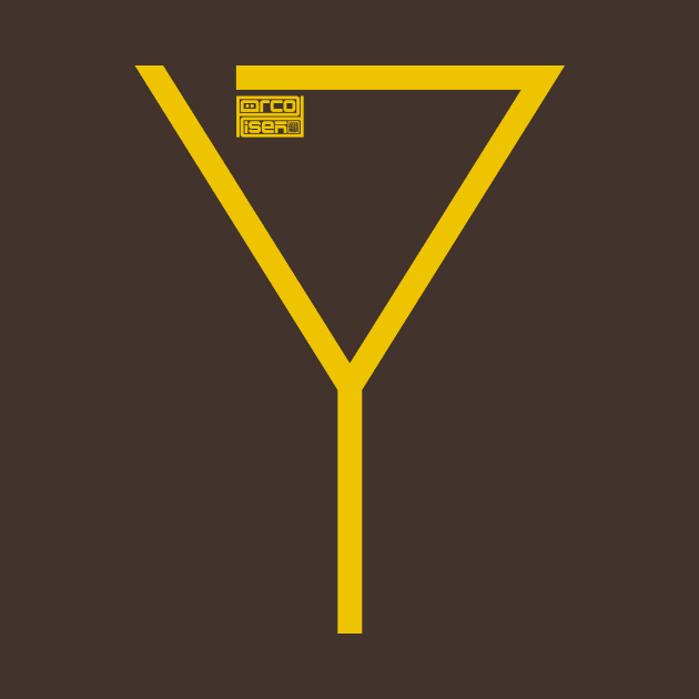 Letter Y Simple Thin Clean Minimalist Line Initial by porcodiseno