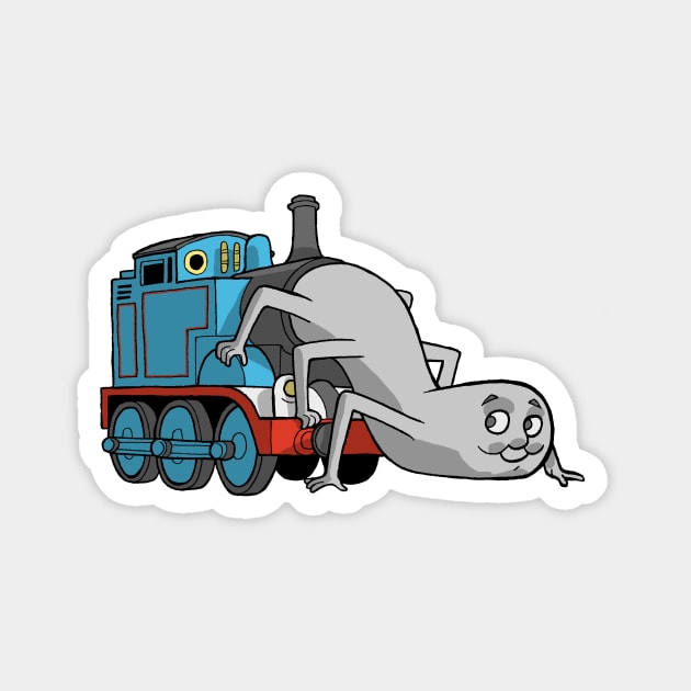 Thomas the Terror Engine Magnet by JoelCarroll