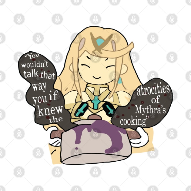 Mythra's Cooking Disaster by PneumaDesigns