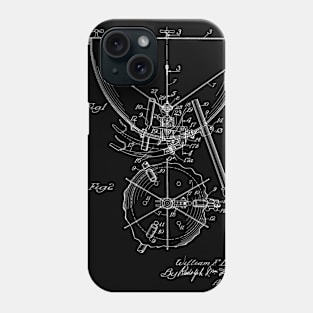 Kettle Drum Vintage Patent Hand Drawing Phone Case