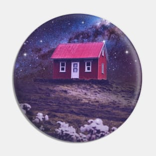 House In Space Pin