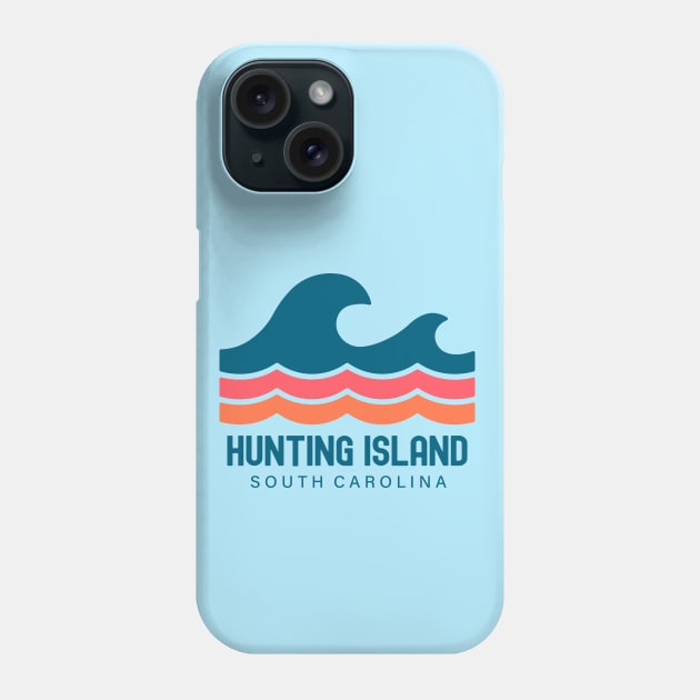 Hunting Island South Carolina Vintage Wave Phone Case by TGKelly