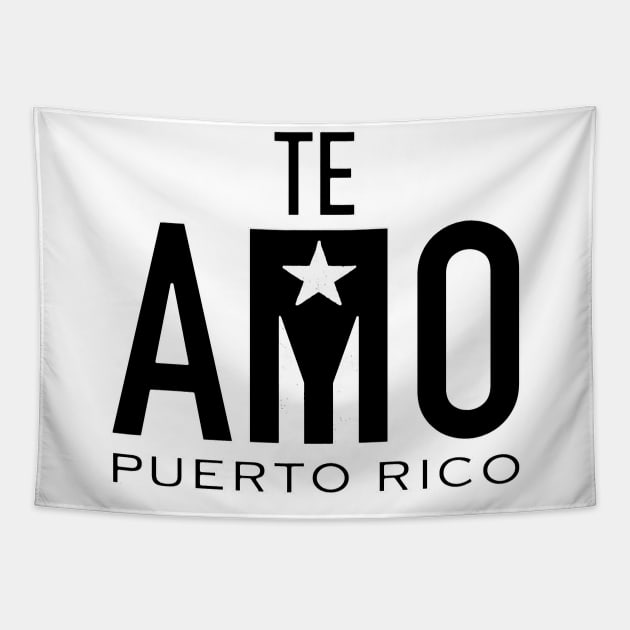 Te Amo Puerto Rico Tapestry by SoLunAgua