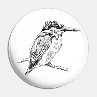 Kingfisher Print Pin