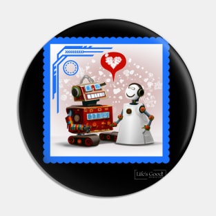 robot in love Pin