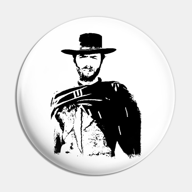 Blondie - Clint Eastwood Pin by phatvo