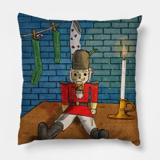 The Nutcracker Retro Christmas Pillow