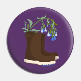Bluebell Rain Boots Pin