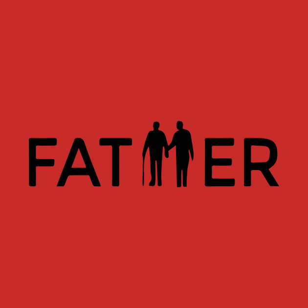 Design template on the theme of family love, father and son by NTR_STUDIO