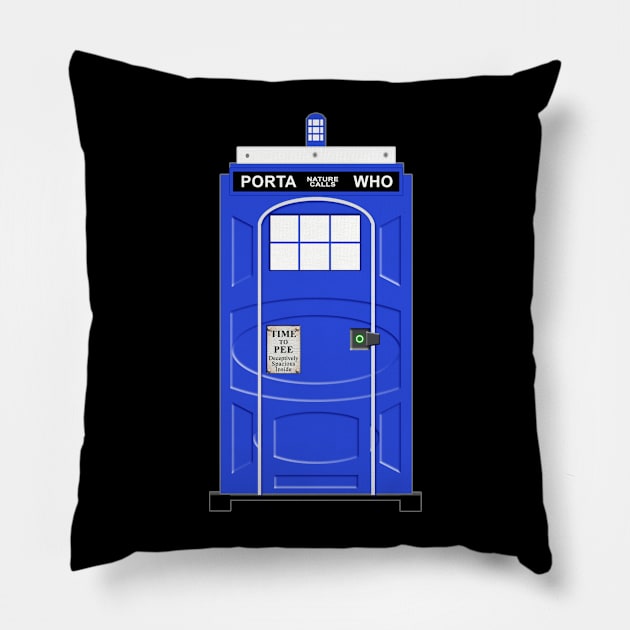 Porta Who Pillow by blueshift