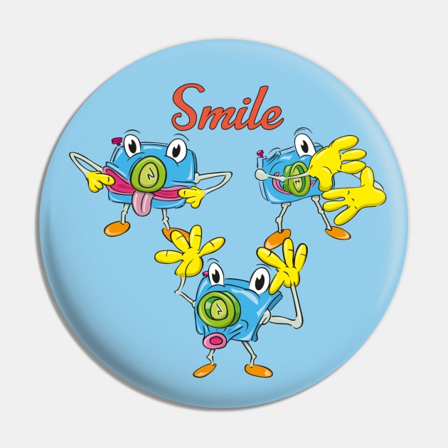 Smile Pin by Kullatoons