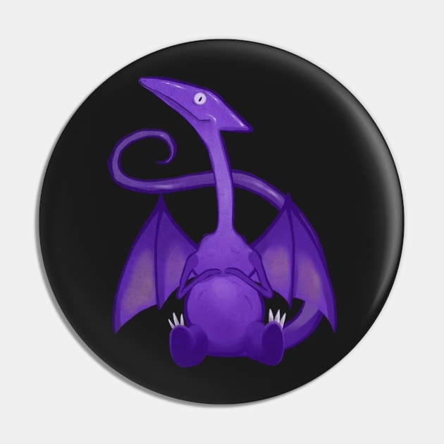 Little Purple Dragon Pin by DrGraveRobber