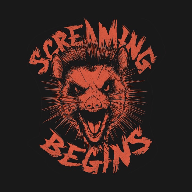 Screaming Begins - Possum 90s Inspired by Y2KSZN