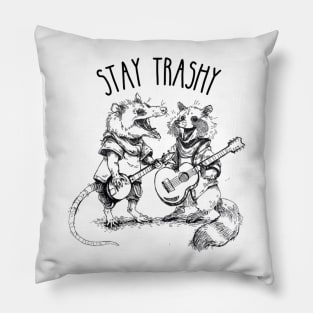 Stay Trashy T-Shirt Pillow