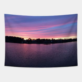 Purple Sunset Tapestry