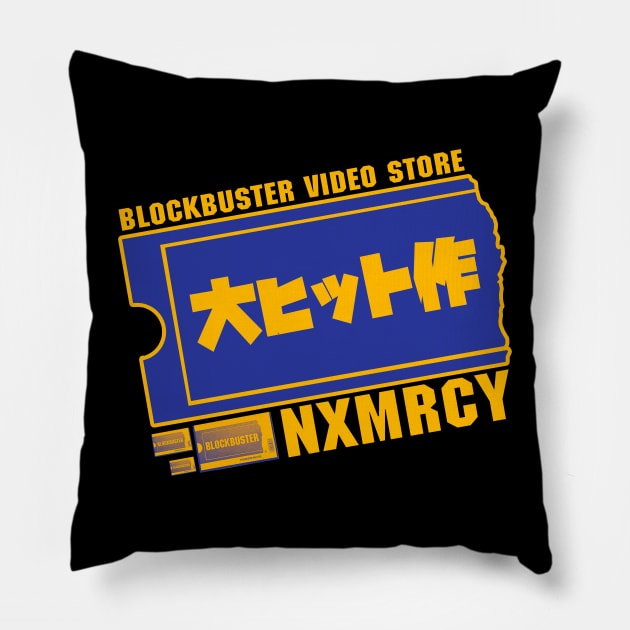 Blockbuster Pillow by NxMercy