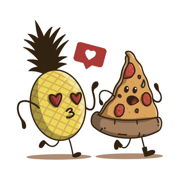 Pizza with Pineapple love by Sr Primmo