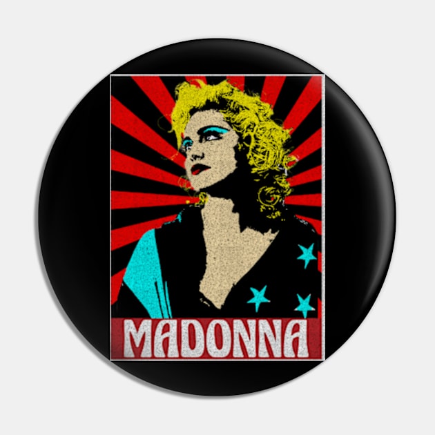 Madonna 80s Pop Art Style Pin by Motor Lipat