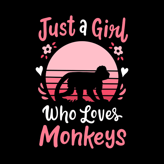 Monkey Ape Monkey Lover Retro by CreativeGiftShop