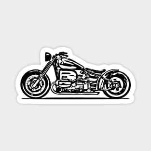 R18 Custome Bike Sketch Art Magnet