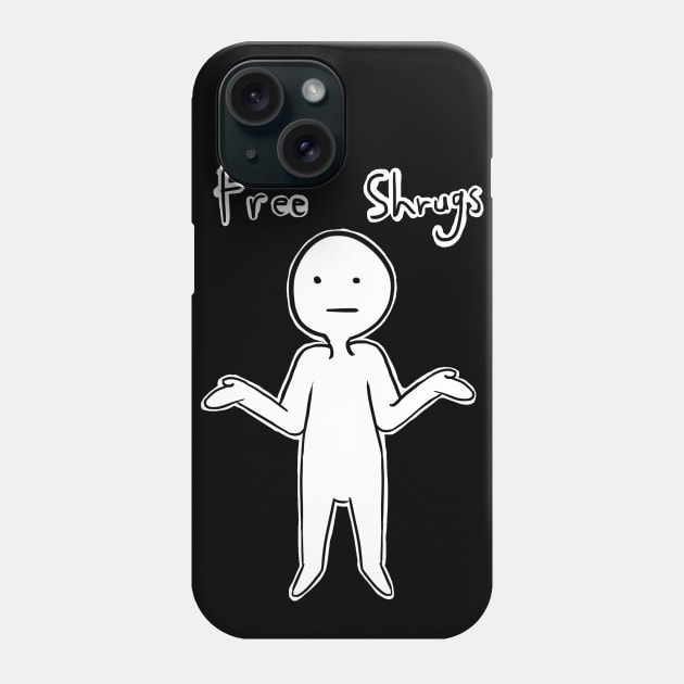 Free Shrugs Phone Case by AtomicTwinkie