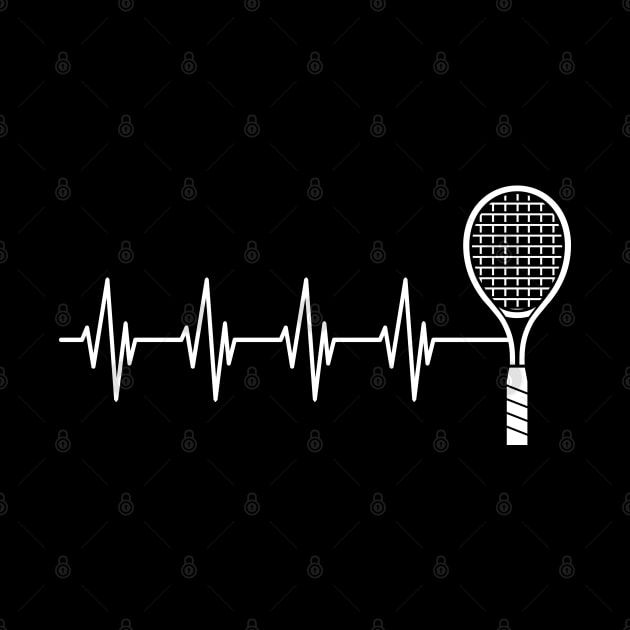 Tennis Heartbeat by KC Happy Shop