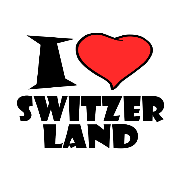 I love Switzerland by Milaino