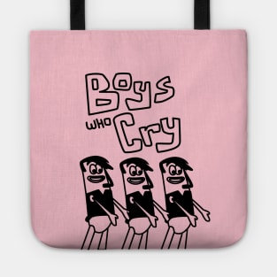 boys who Cry Band - back print Tote