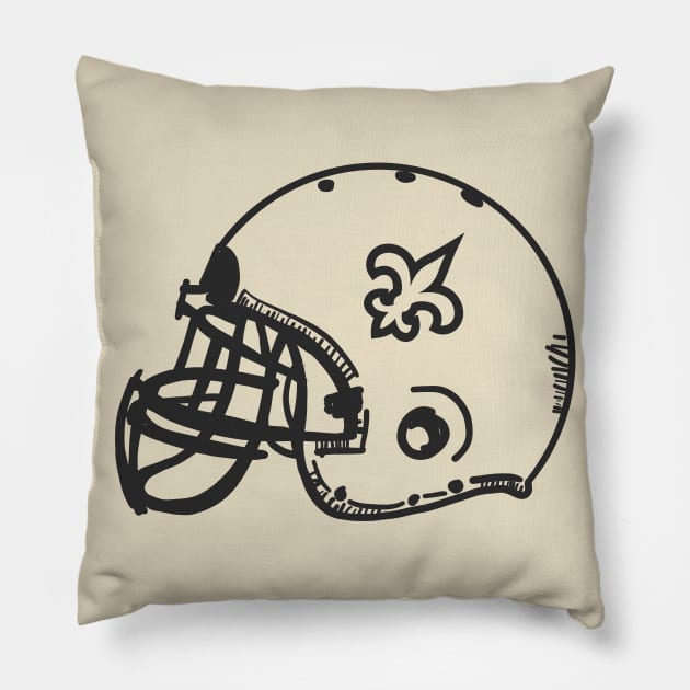 New Orleans Saints - Helmet Pillow by info@dopositive.co.uk