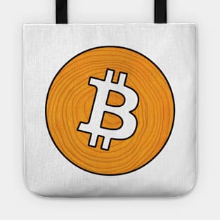 Bitcoin Cryptocurrency Crypto Cash BTC Logo Tote