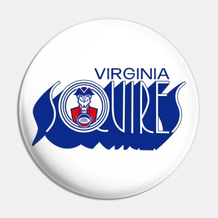 Defunct Virginia Squires ABA Basketball 1972 Pin