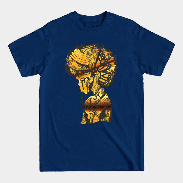 Gold Beauty In struggle - Black Culture - T-Shirt