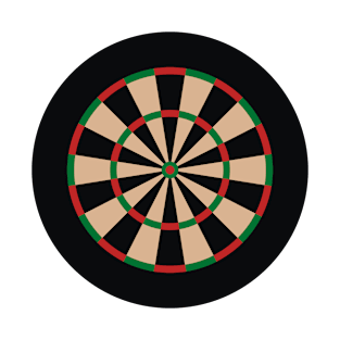 Color Dartboard Illustration Vector T-Shirt