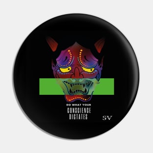 devil mask Pin