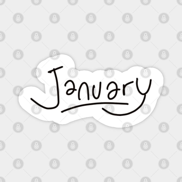 January Magnet by Lidi Hard