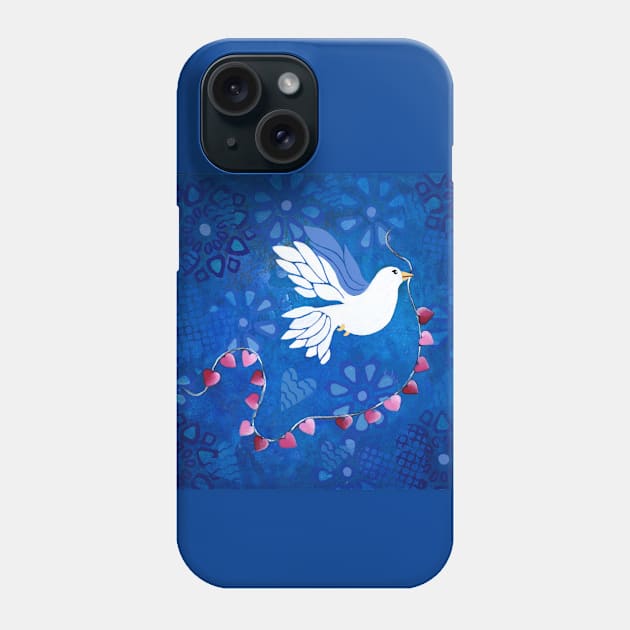 Bird Of Peace Phone Case by Lisafrancesjudd