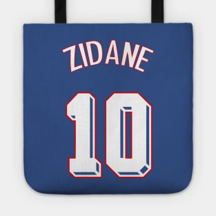 Zidane France 1998 jersey Tote