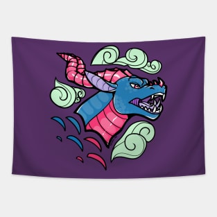 Dragon Skies - Teal Tapestry