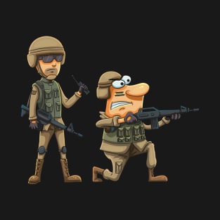 Soldier and Officer T-Shirt