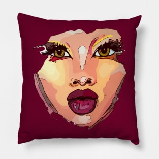 Beauty Queen Face Mask Pillow