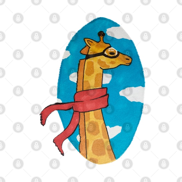 Daydream Giraffe by Audrey Nagle
