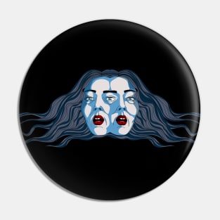 Ghostly Mitosis Pin