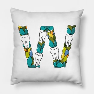 Letter W Pillow