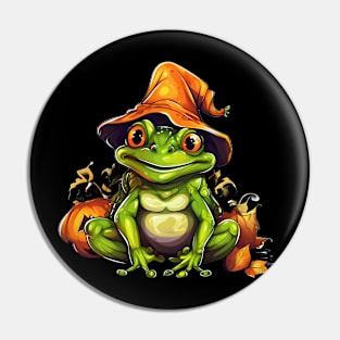 Frog Hallowen Gift Pin