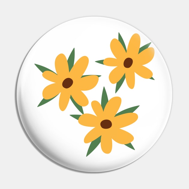 Flowers yellow Pin by Jackys Design Room