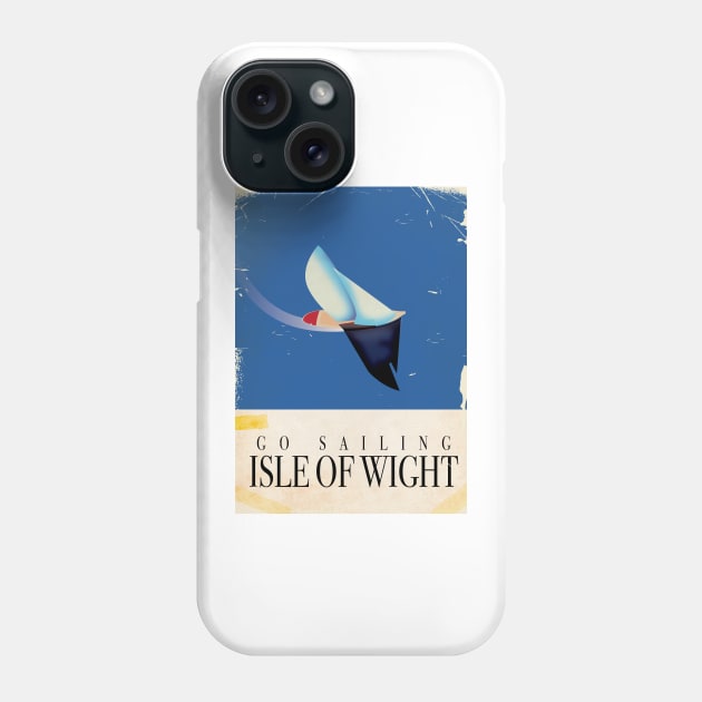 Go Sailing Isle Of Wight Phone Case by nickemporium1