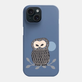 OWL IN THE MOONLIGHT Mysterious Moon Night Forest Bird - UnBlink Studio by Jackie Tahara Phone Case