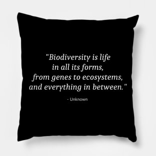 International Day For Biological Diversity Pillow