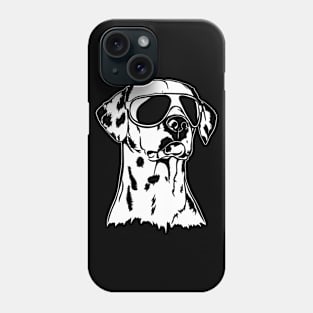 Funny Proud Dalmatian sunglasses cool dog Phone Case