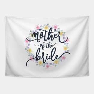 Elegant Mother of the Bride Wedding Calligraphy Tapestry